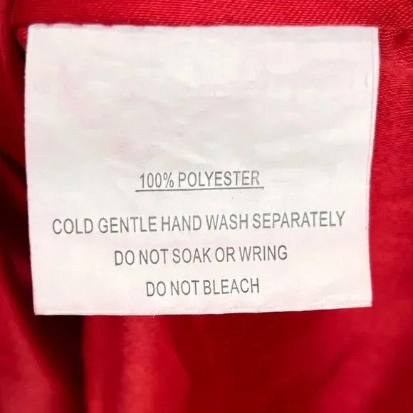 Hello Molly Red Long Sleeve Wrap Mini Dress - Picture 7 of 7